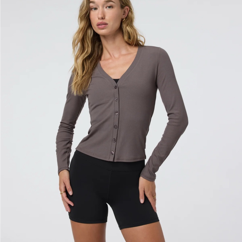 Vuori Women's Long Sleeve Pose Cardigan